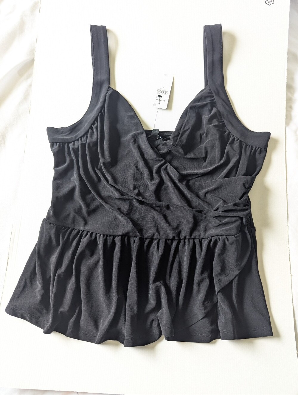 Express Black Peplum Top